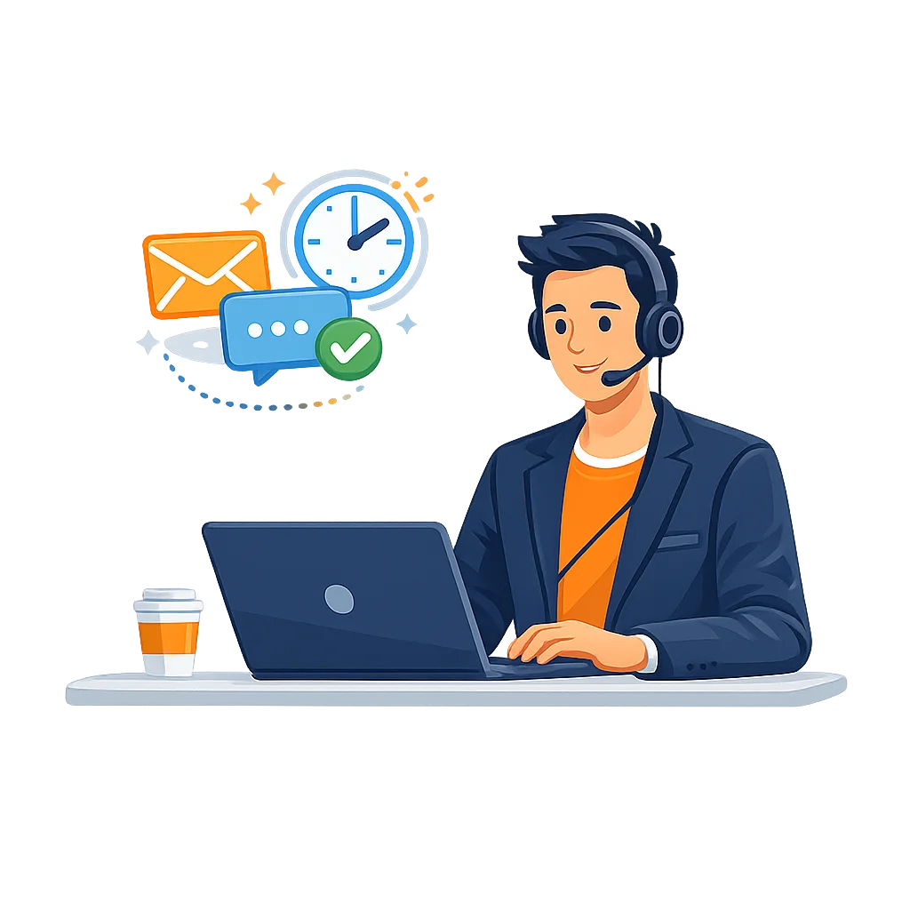 Contact support illustration